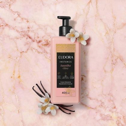 Imagem de Eudora Instance Creme Hidratante Desodorante Corporal Baunilha Glow 400ml