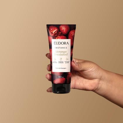 Imagem de Eudora Instance Morango Irresistível Creme de Massagem 180ml