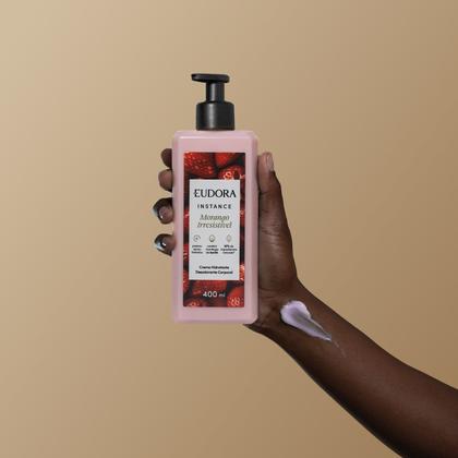 Imagem de Eudora Instance Morango Irresistível Creme Hidratante 400ml