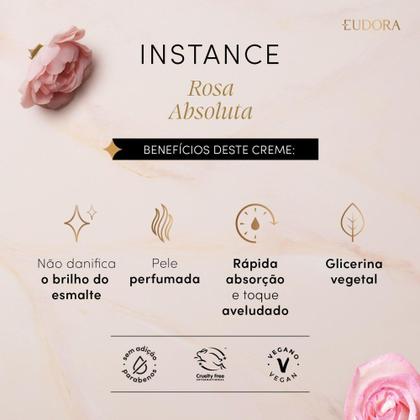 Imagem de Eudora Instance Rosa Absoluta Creme Perfumado para Mãos 30gdiv/div