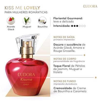 Imagem de Eudora Kiss Me Lovely Desodorante Colônia 50ml