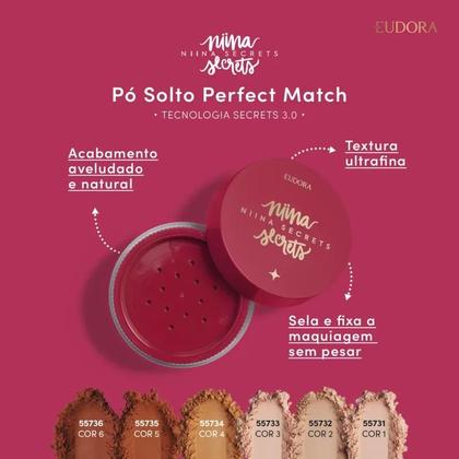 Imagem de Eudora Pó Solto Niina Secrets Perfect Match