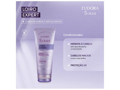 Imagem de Eudora siage loiro expert 4D condicionador matizador 200ml