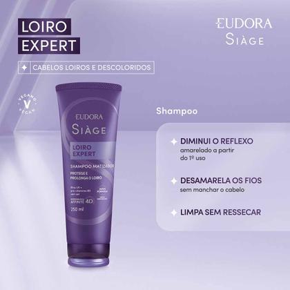 Imagem de Eudora Siàge Loiro Expert Shampoo Matizador