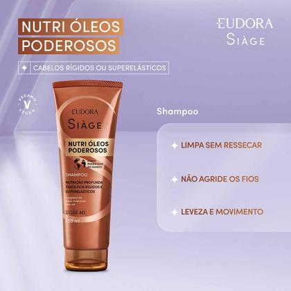 Imagem de Eudora Siàge Nutri Óleos Poderosos Shampoo