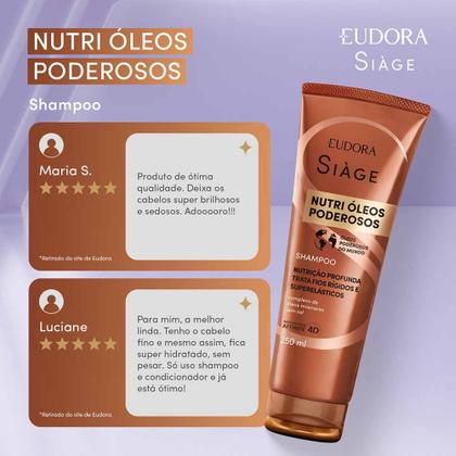 Imagem de Eudora Siàge Nutri Óleos Poderosos Shampoo