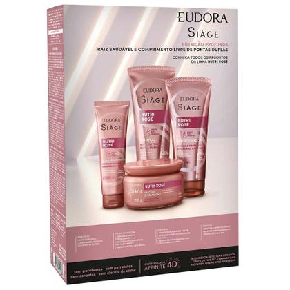 Imagem de Eudora Siage Nutri Rose Kit Shampoo + Condicionador + Leave-in