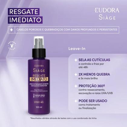Imagem de Eudora Siàge Resgate Imediato Leave-In 100ml