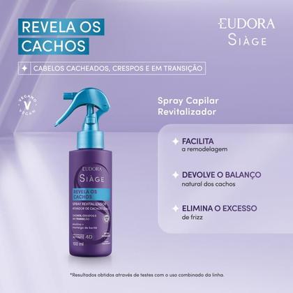 Imagem de Eudora Siàge Revela Os Cachos - Spray Capilar Revitalizador 100ml
