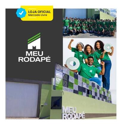 Imagem de Eva Rodape Acabamento Ripado Laminado 2,5m - Urban Bronze+