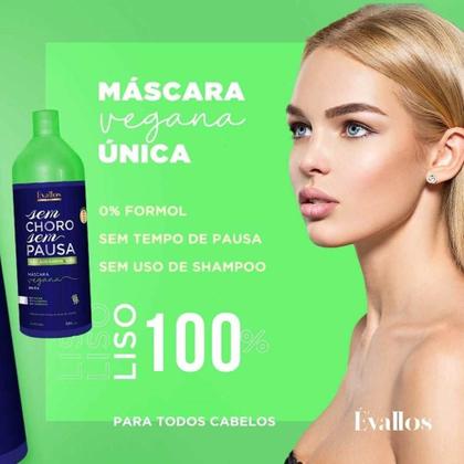Imagem de Évallos Profissional Progressiva Vegana Sem Choro Sem Pausa 1000ml