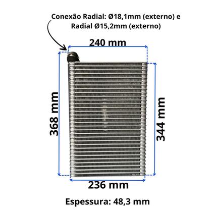 Imagem de Evaporador Ar Condicionado Máq Volvo L Série F G Sdlg Lg936l