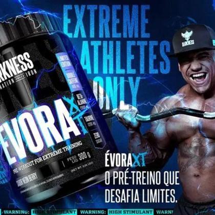 Imagem de Evora XT 300g Pré treino 400mg cafeína Energia e força Darkness
