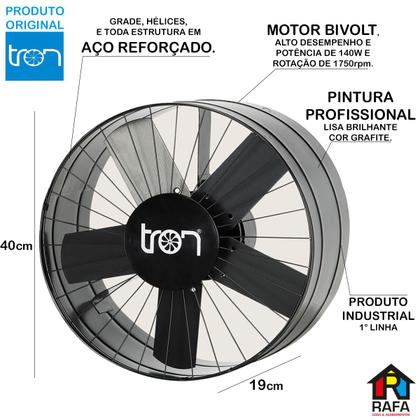 Imagem de Exaustor e Ventilador Axial Tron 40 cm Comercial e Industrial Bivolt