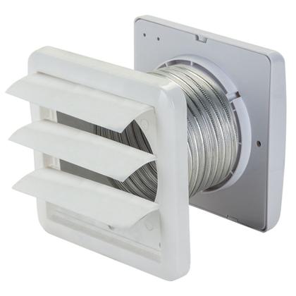 Imagem de Exaustor para banheiro diâmetro de 100 mm com grade e duto KEXB-03 - Ventisol (110V/220V)