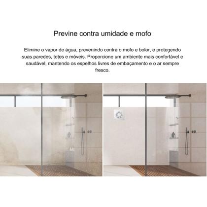 Imagem de Exaustor Para Banheiro Ventilador Elgin 100mm 127v Cor Branco