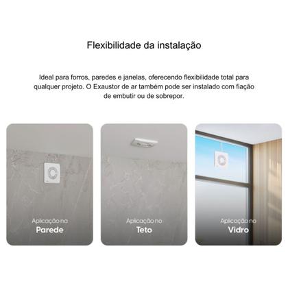 Imagem de Exaustor Para Banheiro Ventilador Elgin 100mm 127v Cor Branco