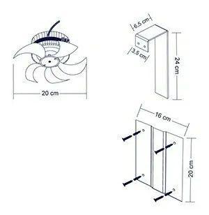 Imagem de Exaustor para churrasqueira 55w ip14 220v sem iluminacao ref ed103 itc