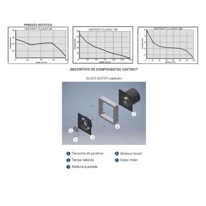 Imagem de Exaustor Renovador De Ar C80 5m Bivolt - Ventokit