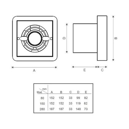 Imagem de Exaustor Renovador De Ar M150 8m Bivolt - Ventokit