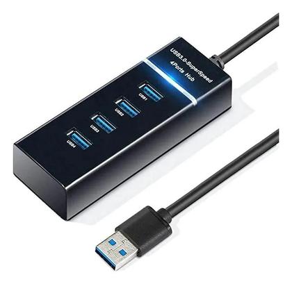 Imagem de Exbom Uh-30A Hub Usb 3.0 Extensor Preto