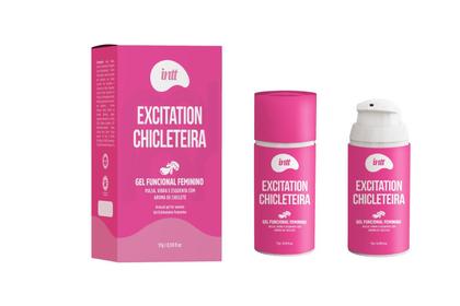 Imagem de Excitation Chicleteira Pulsa, Esquenta e Vibra com sabor 17g