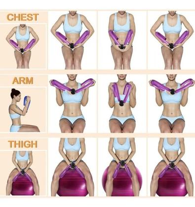 Imagem de Exercitador Borboleta Adutora Fitness Ginastica Exercícios Pilates Yoga