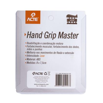 Imagem de Exercitador de Mãos e Dedos Hand Grip Master T117-Leve - Acte Sports
