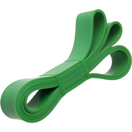 Imagem de Exercitador Elástico 2 Metros Super Band Verde Para Exercícios e Academia Musculação - Marblue