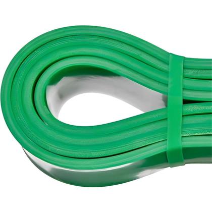Imagem de Exercitador Elástico 2 Metros Super Band Verde Para Exercícios e Academia Musculação - Marblue