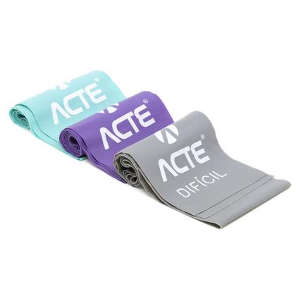 Imagem de Exercitador Elástico Kit Bands 06 Unidades T270 - Acte Sports