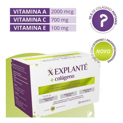 Imagem de Explanté + Colágeno Polivitamínico 30 sachês 12g