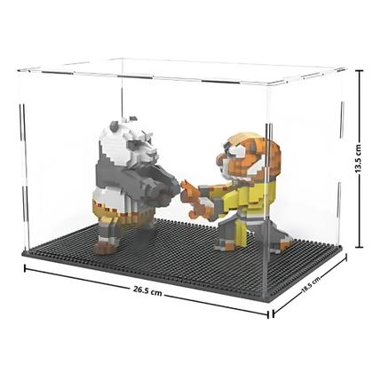 Imagem de Expositor Caixa Acrílica Box Para Coleção Vitrine Minifigure Display Case Lego Mni Blocks