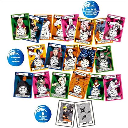 Imagem de Expositor com 240 Cards para Colecionar e Duelar Naturo Shippuden