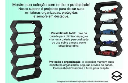 Imagem de Expositor Parede Hot Wheels Porta Carrinho Organizador