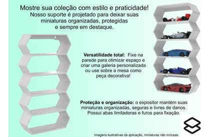 Imagem de Expositor Parede Hot Wheels Porta Carrinho Organizador
