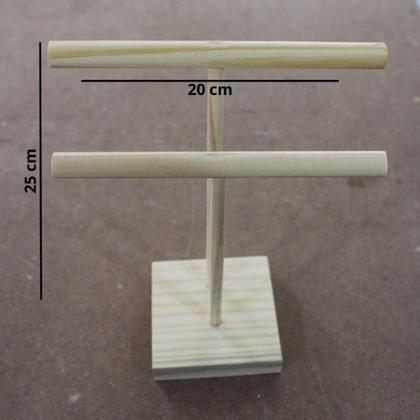 Imagem de Expositor Porta Joias, Colares e Pulseiras Lina - Madeira Pinus