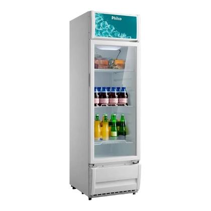 Imagem de Expositor Refrigerador Vertical Philco 309 Litros Porta de Vidro Branco PRE319  127 Volts