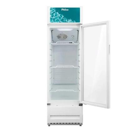Imagem de Expositor Refrigerador Vertical Philco 309 Litros Porta de Vidro Branco PRE319  127 Volts
