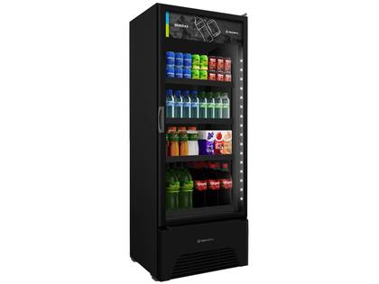 Imagem de Expositor Vertical Metalfrio Optima 572l 1 Porta Preto 220V VB52AH