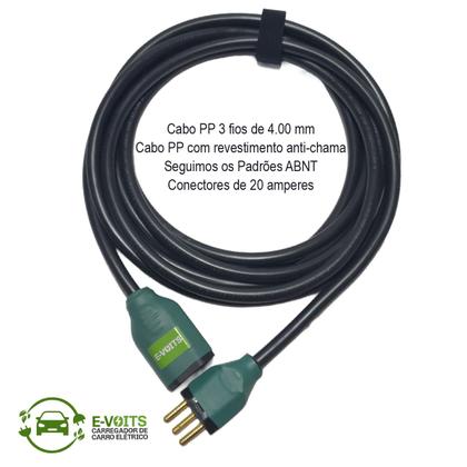Imagem de Extensão 20a 5 Metros Para Carregador Portátil Byd Gwm