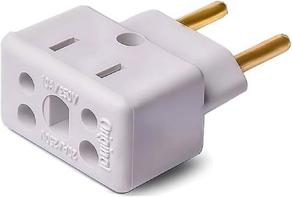 Imagem de Extensão 20A Reforçada Para Microondas 3 Metros com Adaptador 10A BobEsponja