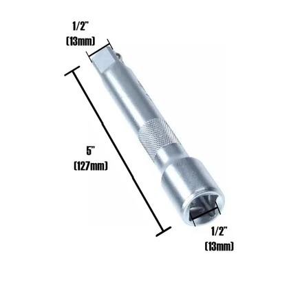 Imagem de Extensão 5 Pol Para Soquete E Catraca 1/2 Aço Crv