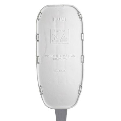 Imagem de Extensão Compacta 2P+T Branca 10A - 250V Com 5 Metros (171001) - Ilumi