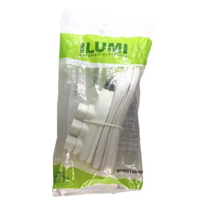 Imagem de Extensão Compacta 2P+T Branca 10A - 250V Com 5 Metros (171001) - Ilumi