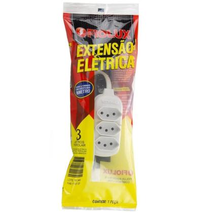 Imagem de Extensao connect fiolux 3t 2p+t 2m branca