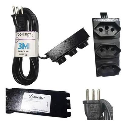 Imagem de Extensao Connect Hard 20A - 2P - 3M - Preta