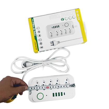 Imagem de Extensão de Tomadas 5 Tomadas + 5 USB B-MAX Modelo BM-8696