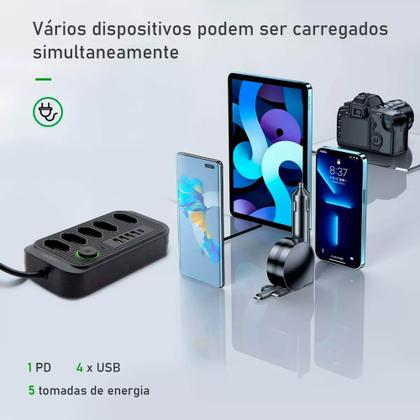 Imagem de Extensão de Tomadas BM-8696B