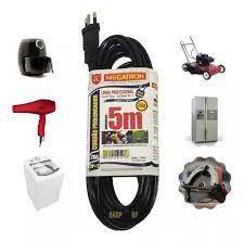 Imagem de Extensão Elétrica 05 Metros 20 Amperes 3x1,5 Preto Reforçada